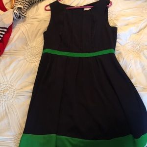 Jessica Simpson dress - Navy & Emerald Green